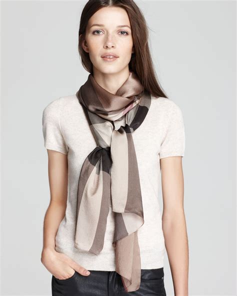 burberry silk satin scarf|authentic burberry silk scarf.